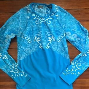 Athleta long sleeve workout top